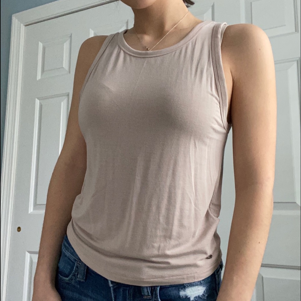 American Eagle Pale Pink Tank